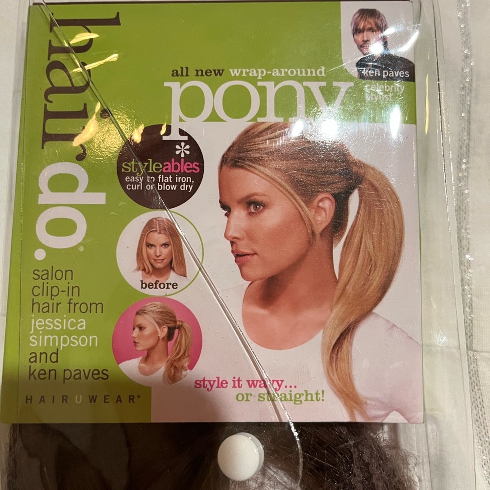 Jessica Simpson Blonde Wrap-Around Ponytail Extension